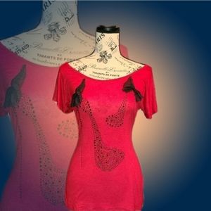 Rue 21 Soft Stretchy Red Top